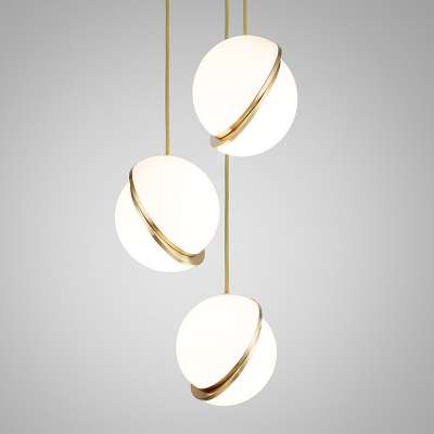 white glass lampshade gold ball colorful modern ceiling lighting ceiling light shades decorative