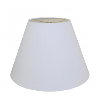 white pvc hard back linen cone lampshade  handicraft floor lamp shade