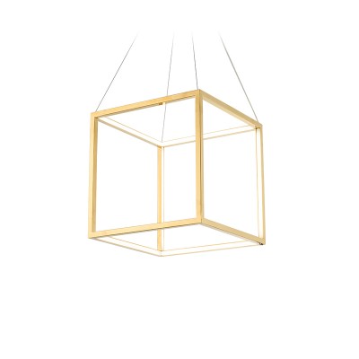 LED gold square ceiling lamp ceiling led light chandeliers ceiling