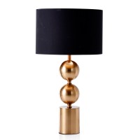 iron gold ball table lamp for home