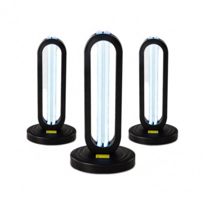 popular black iron air purifier uv home led uv sterilizer lamp light uvc lamp