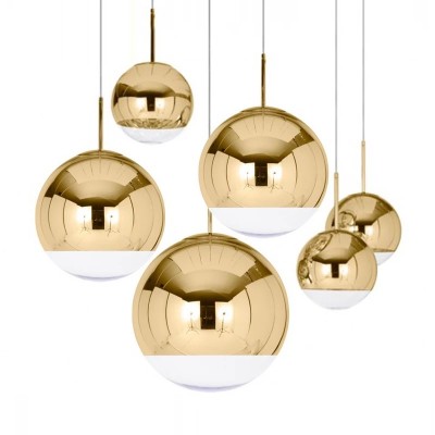 chrome grey luxury small size glass ball ceiling lighting modern small ceiling light for living room